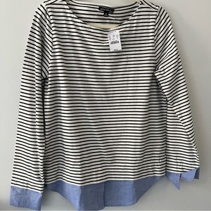 NWT J. Crew mercantile striped top